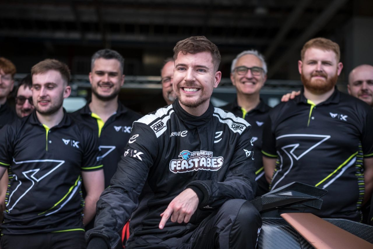 Mr Beast as Formula E EVO session