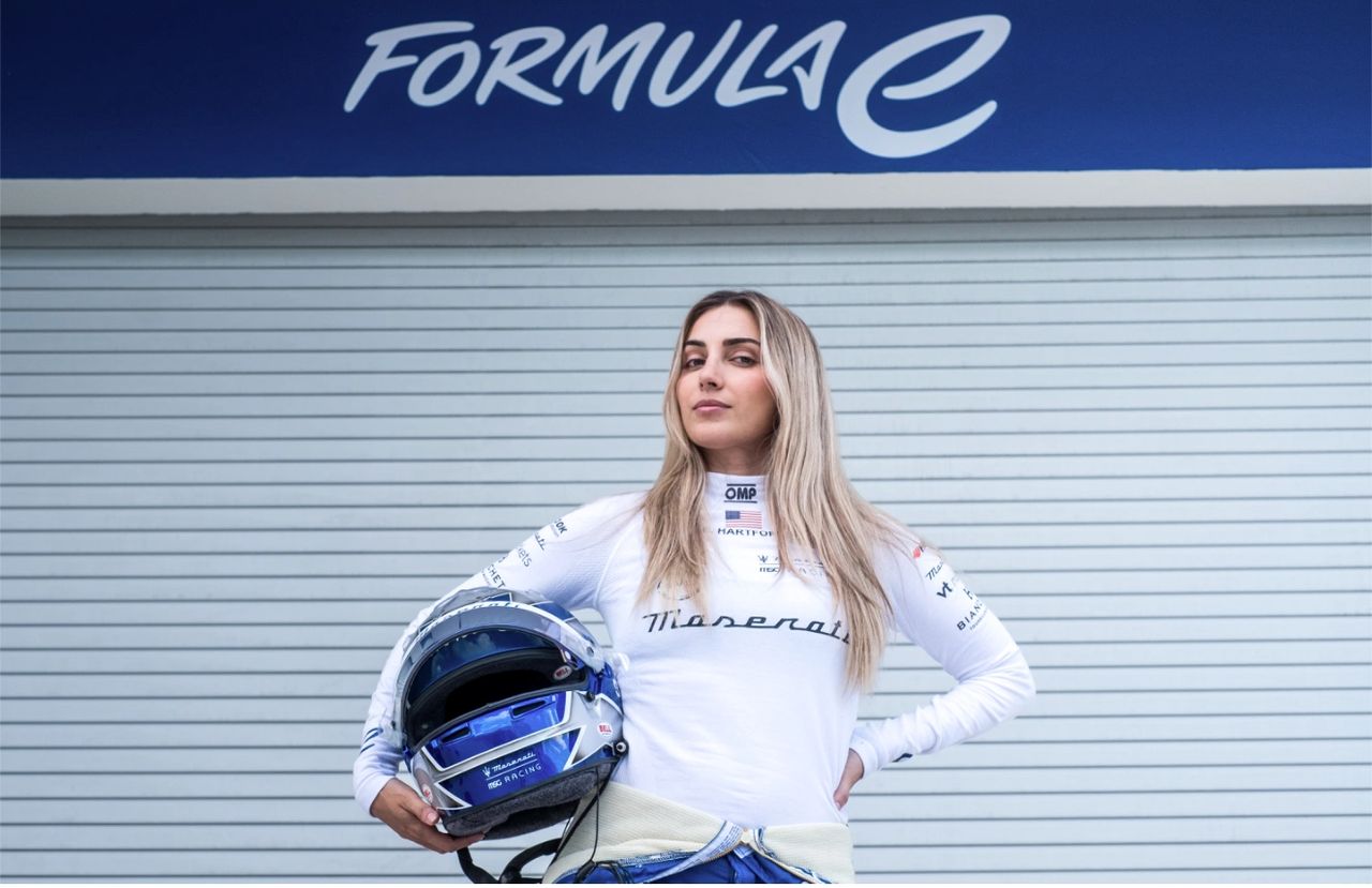 Emelia Hartford (USA), actress and record-breaking car builder,PHOTO FORMULA E