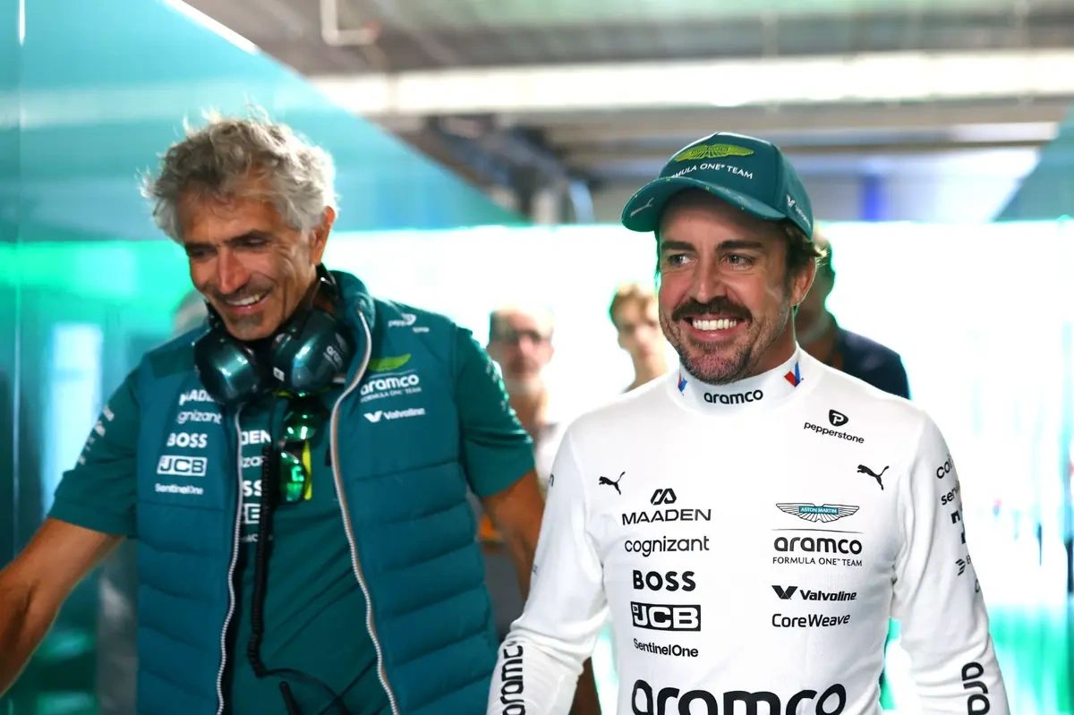 Fernando Alonso during the Dutch Grand Prix FP2 at Zandvoort. The Aston Martin driver set the second fastest time, just 0.087s behind Lando Norris in a closely fought session.
