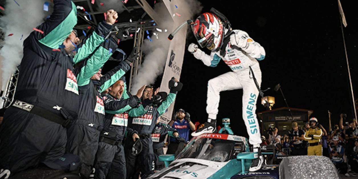 Kyle Kirkwood takes his third win of the 2025 IndyCar season with a breakthrough oval victory at WWTR, holding off O’Ward as Newgarden suffers a major crash. 
