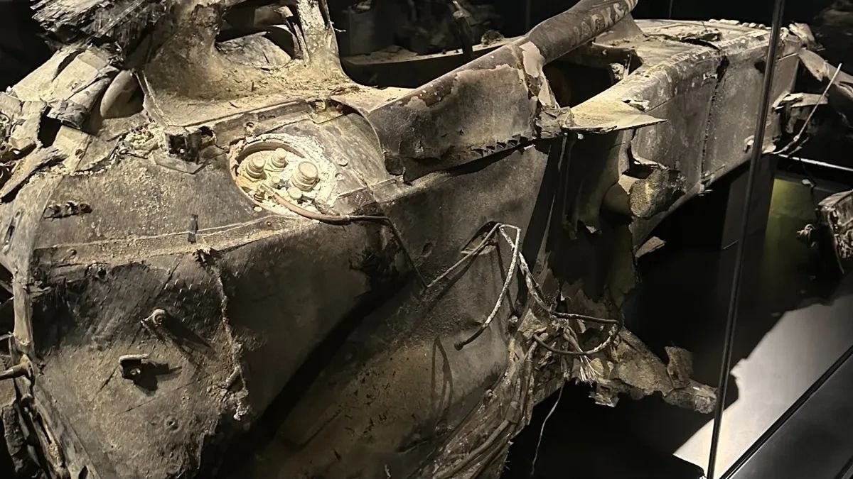 Romain Grosjean Haas F1 Bahrain 2020 crash wreckage