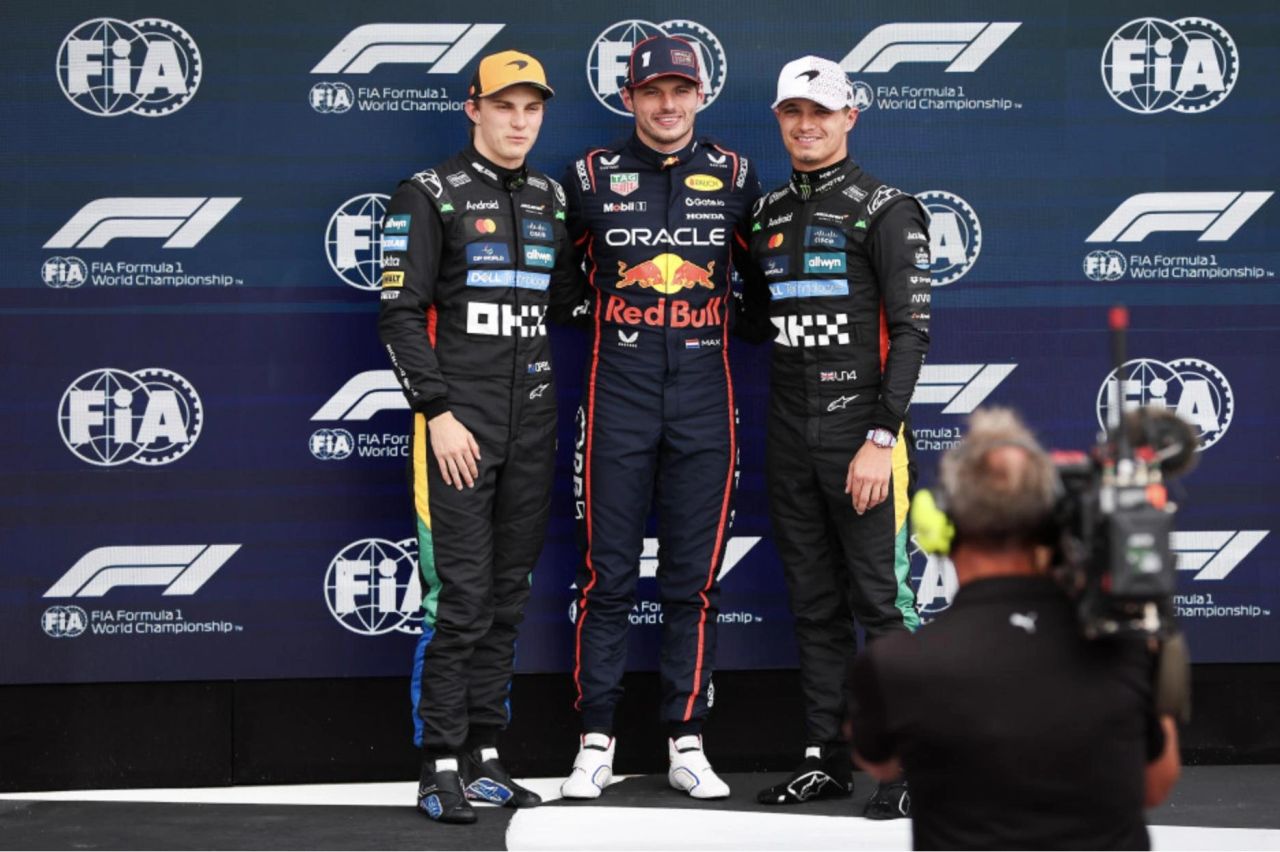 Max Verstappen secured pole at the 2025 British Grand Prix with a stunning final lap at Silverstone, edging McLaren’s Oscar Piastri and Lando Norris in a tense qualifying showdown.