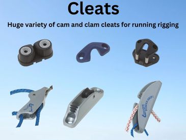 Huge variety of cam and clam cleats