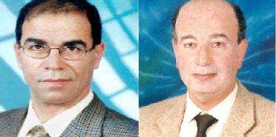 a photo for 2 men 1st one is dr abdelmoniem abdrabo and the 2nd is Eng Ibrahim Abdrabo