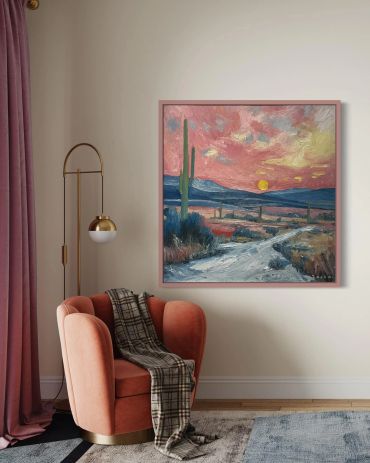 "The Weighing Summer" 36" x 36"