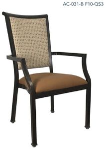 aluminum wood grain chair, assisted living furniture, 