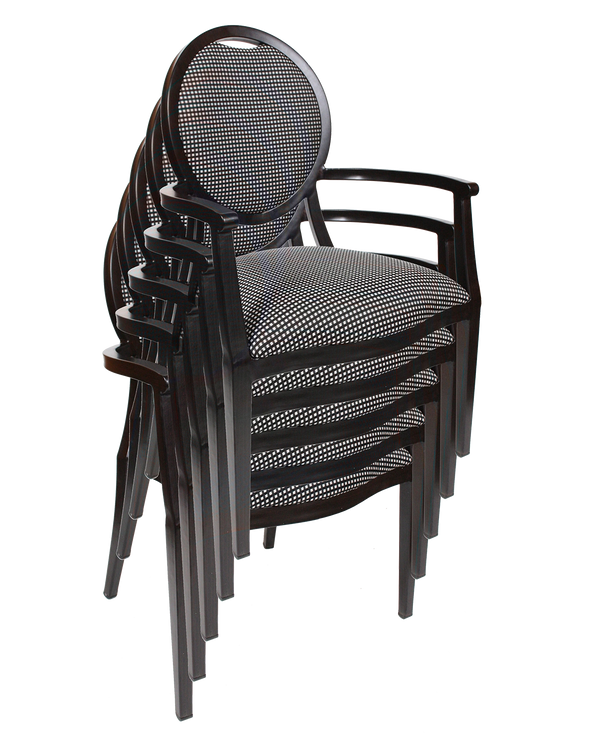 stackable nursing home arm chair 