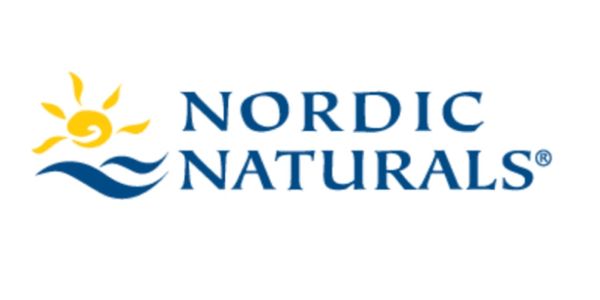 Nordic Naturals logo with a sun and wave design.