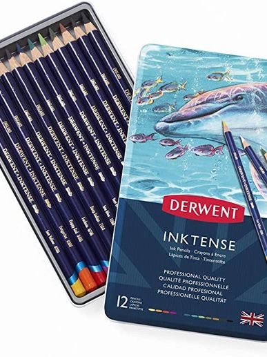 Derwent Inktense 12 pack pencils