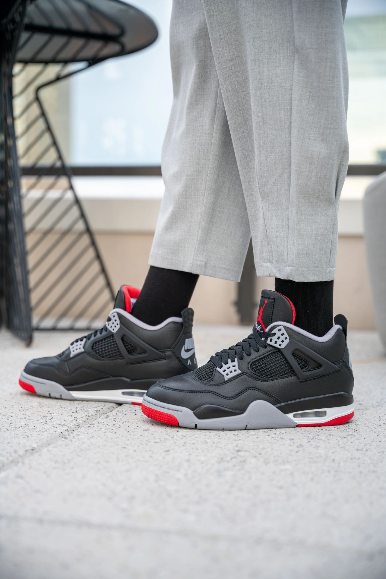 Jordan Bred Reimagined On Foot First Copy Shoes Nike Air Jordan