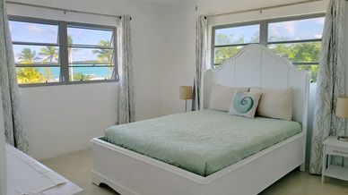 Bedroom view inside Ocean Mist Villa