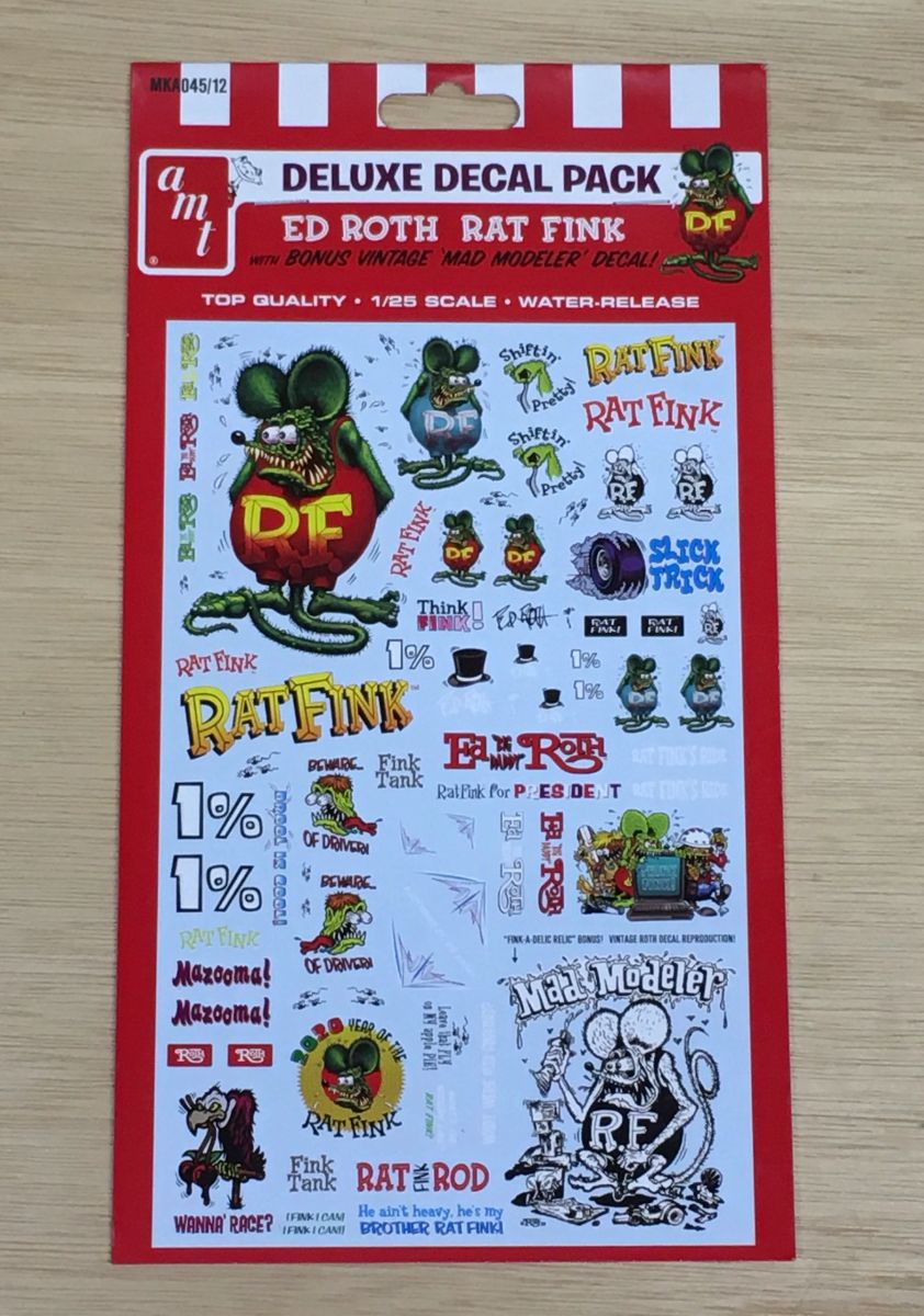 AMT RAT FINK DECALS 