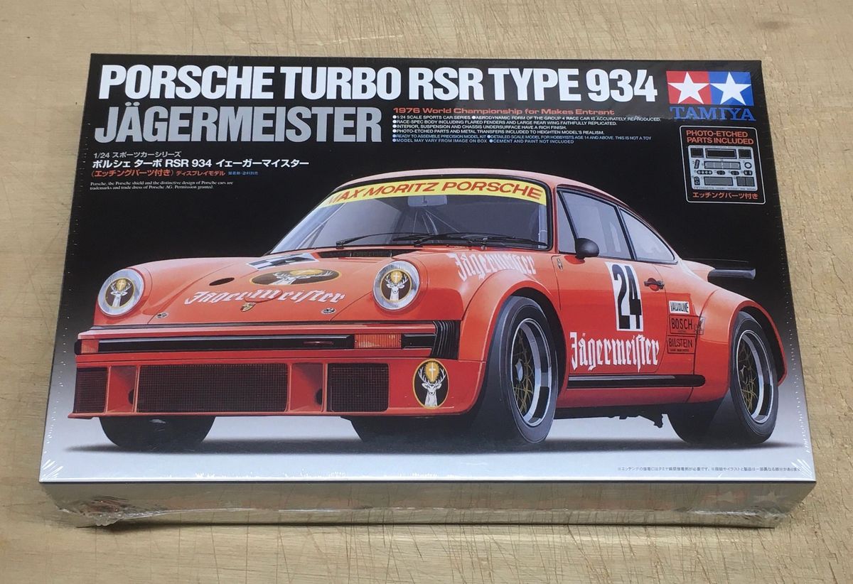 Tamiya Rc Tamiya Porsche 934 Jagermeister Clear Body - TA02SW RC