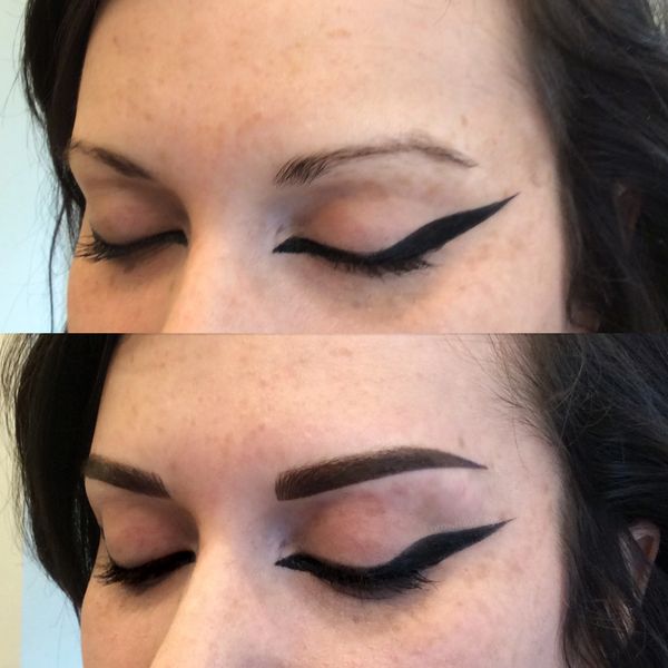 fusion brow, williamsburg ombre brows, ombre brow tattoo, nyc ombre brows 