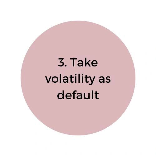 Take volatility as default