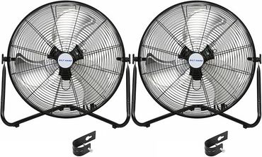 BILT HARD 20" High Velocity Floor Fan, 4600 CFM, 3-Speed, Heavy Duty Metal.