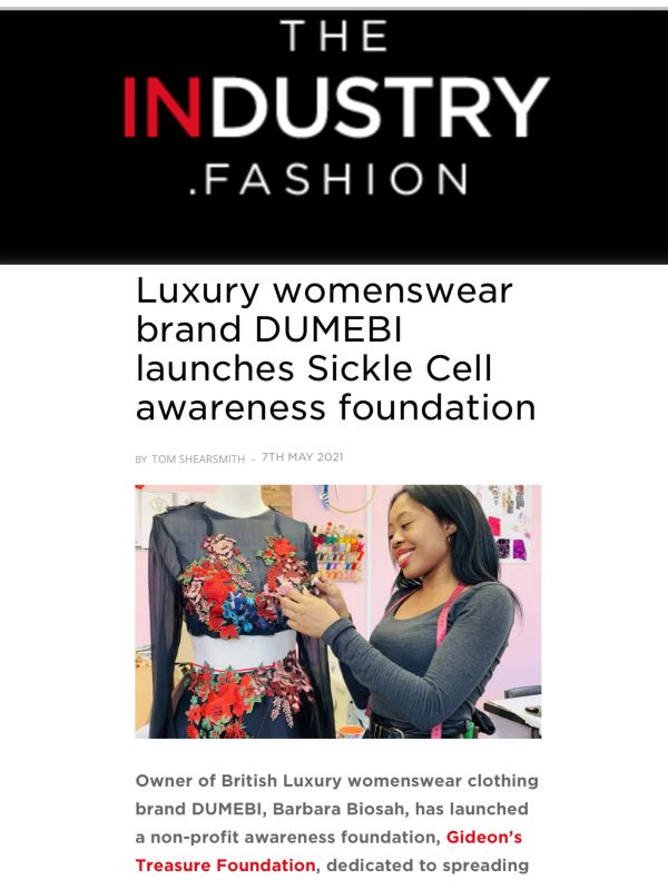 Lancement d'une fondation de sensibilisation par la marque DUMEBI.
