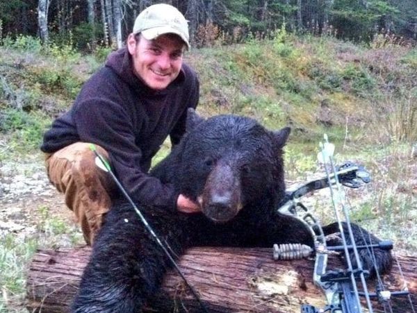 20''  400 lb archery bear taken at one of our stands