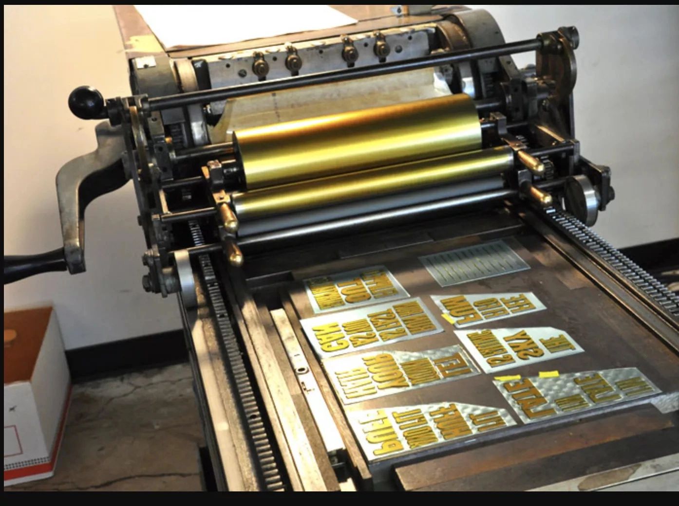 Matbaa'da Sıcak Yaldız Kullanımı