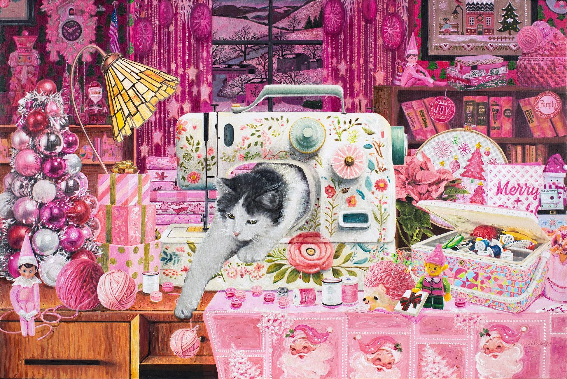 "Holiday Craft Room"