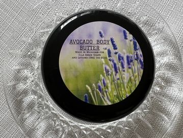 Our Avocado Body Butter will refresh and soften your skin with  Lavender essential oil.