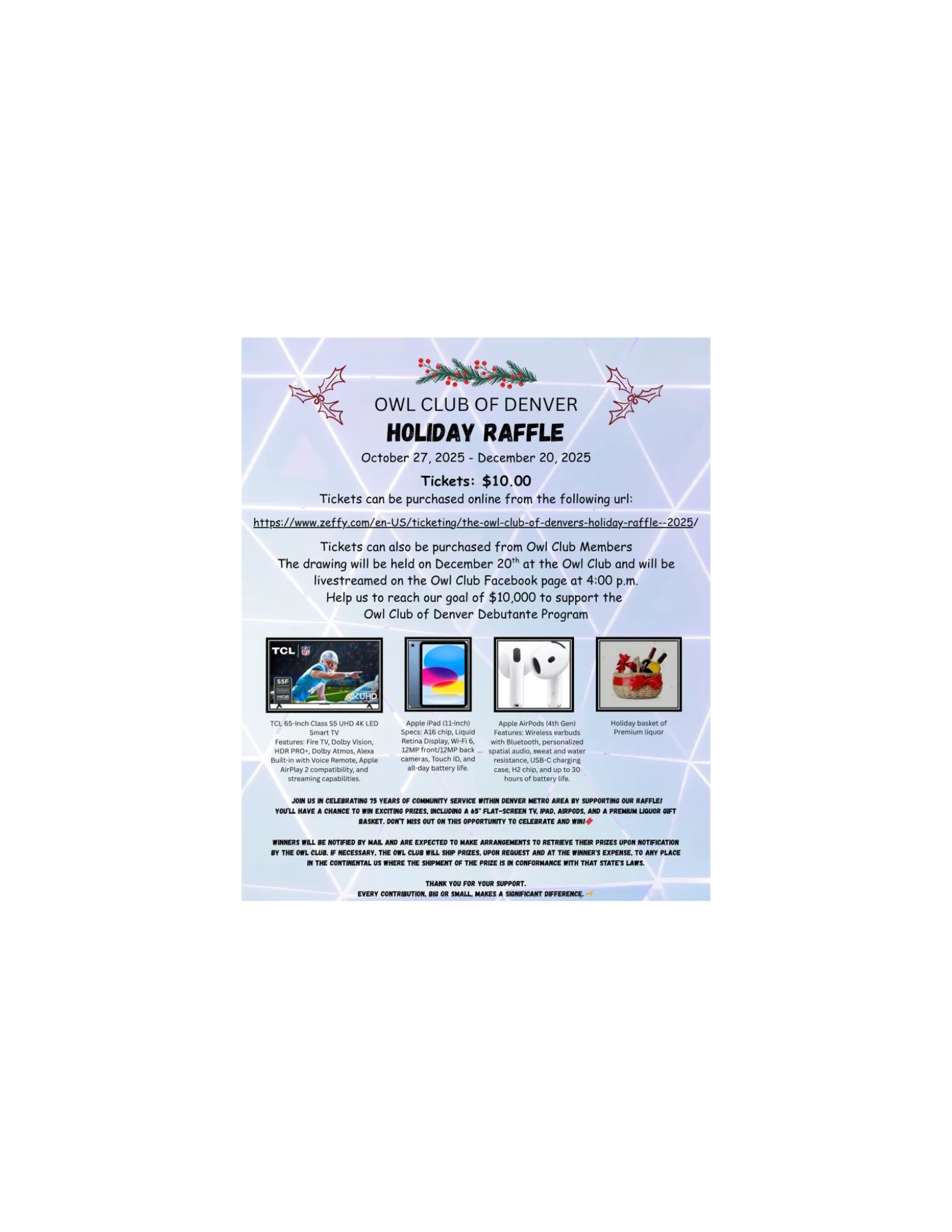 https://www.zeffy.com/en-US/ticketing/the-owl-club-of-denvers-holiday-raffle--2025/