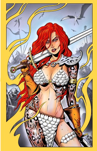 Red Sonja graphic by Drp.