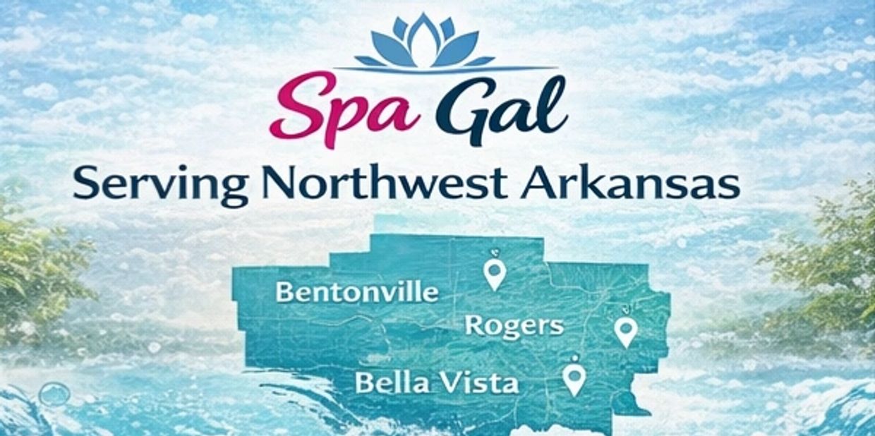 Spa Gal serving Bentonville, Rogers, and Bella Vista in Northwest Arkansas.
