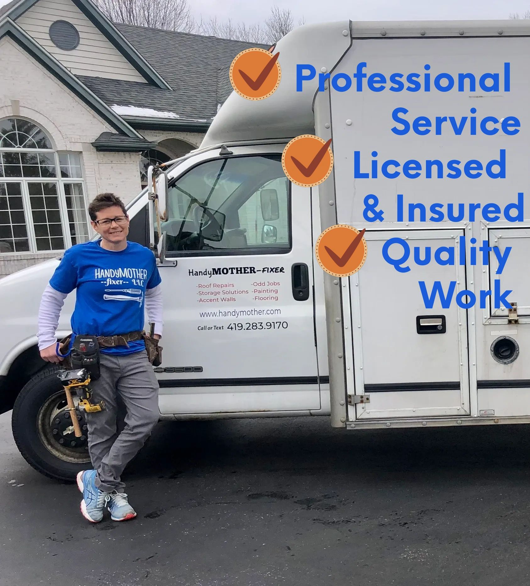 Local Handyman Services, Roofing Flooring Painting Accent Wall Light