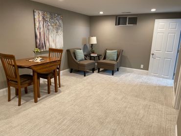 New drywall, window, carpet, trim, door and paint