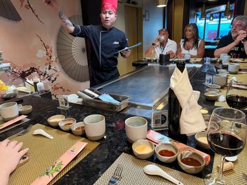 Teppanyaki aboard Carnival Venezia