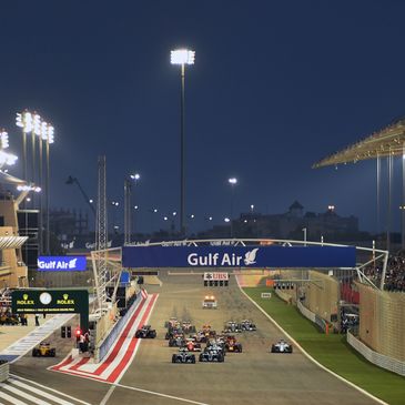 Racing track of formula 1