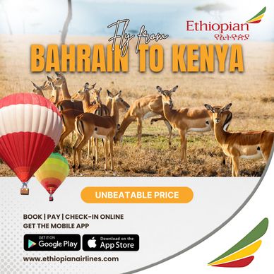 Fly From Bahrain to Kenya