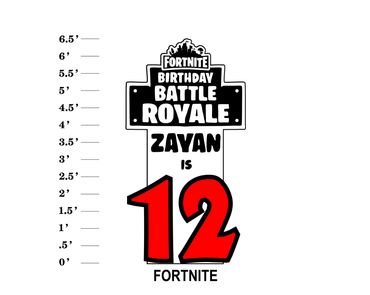 Fortnite Lawn Sign Fortnite Birthday Battle Royale Name is age
