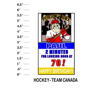 Hockey Team Canada 2 Minutes for looking good at age! Happy Birthday