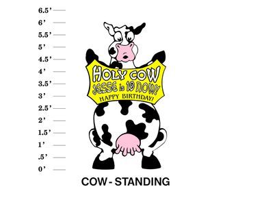 Cow Standing Name is age now! Happy Birthday
