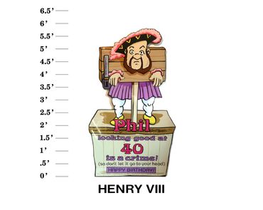 Henry VIII "Name looking good at age is a crime just don't let it get to your head happy birthday"
