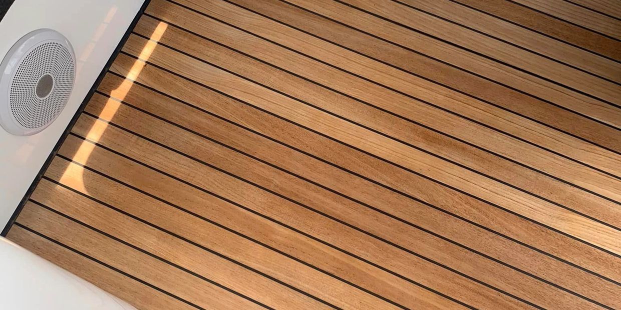 Teak looking brand new after work 