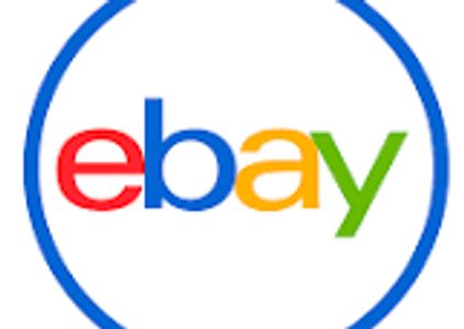 The colorful eBay logo inside a blue circle.