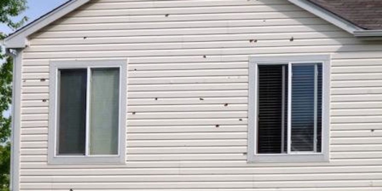 Hail Damage to Siding 