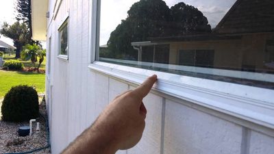 Hail Damage to Window