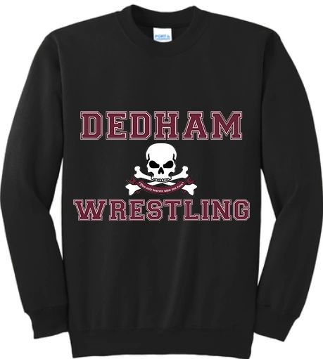 Black Crewneck — Medium