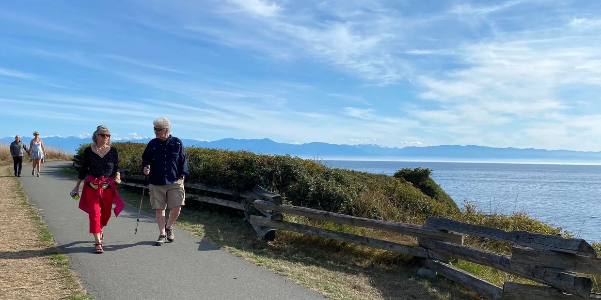 Guests exploring Victoria, BC