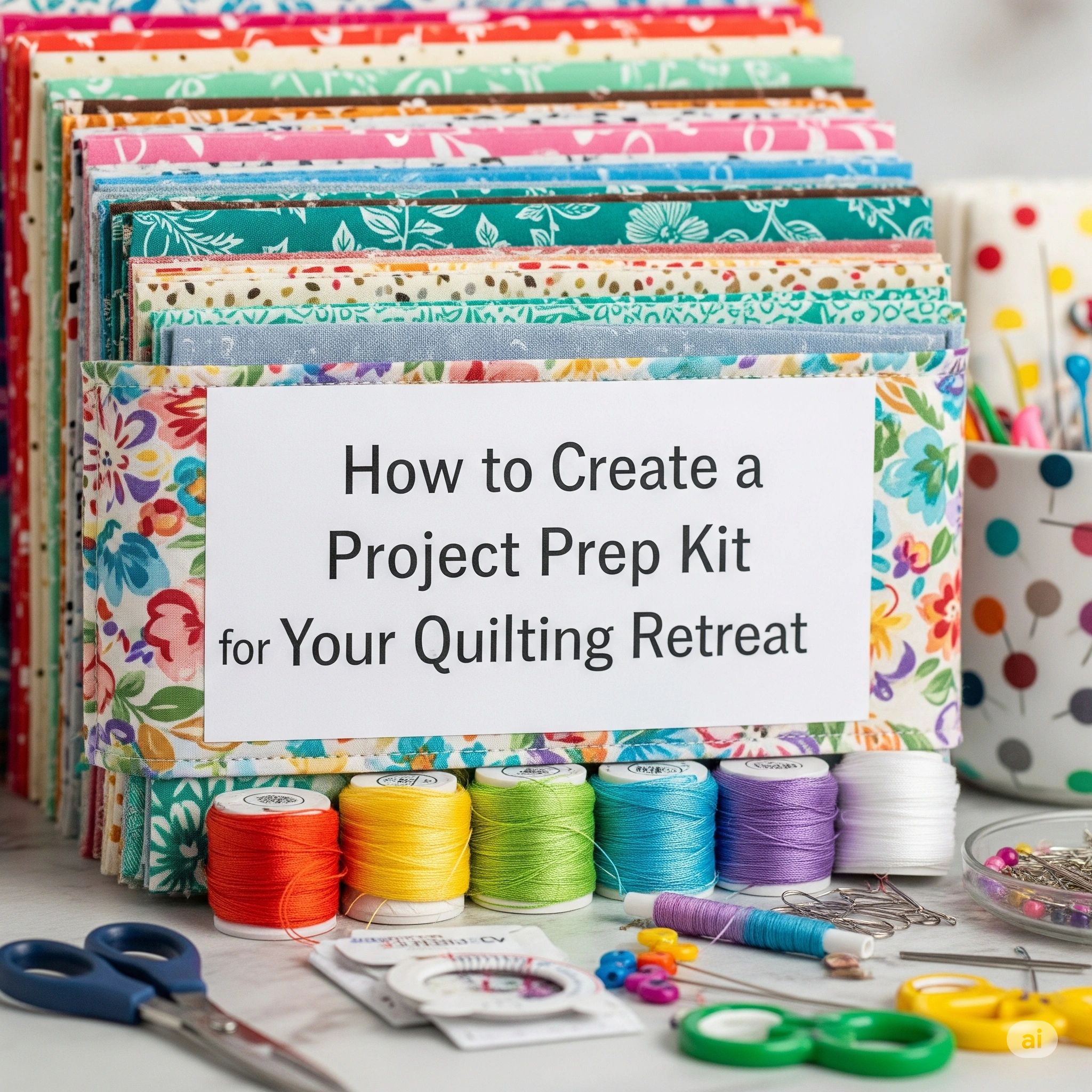 Home Project Prep How to Create a Project Prep Kit for Your Quilting Retreat
