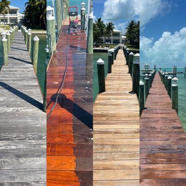 dock staining