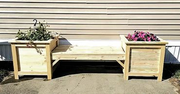 Planter Bench 
17" (Depth) : $275
25" (Depth) : $330
