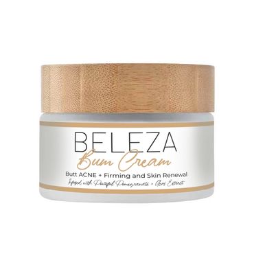 Beleza Bum Cream for acne and skin renewal with natural ingredients.