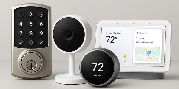 Premier Security technician installing smart device in Port St. Lucie, FL — home automation services