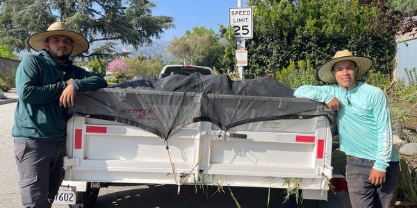 JJ & crew Member finished up a job at a great customers house that needed green debri cleaned.