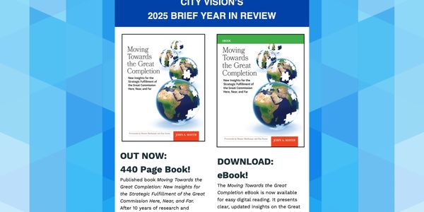 Promotional image for City Vision's 2025 Year in Review book and eBook.